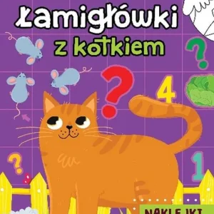 Łamigłówki z kotkiem. Przedszkolak potrafi Wysoka jakość