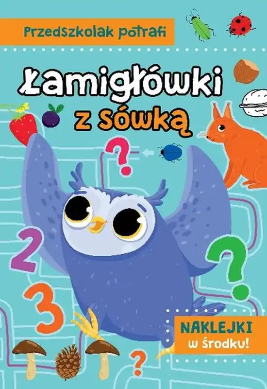 Łamigłówki z sówką. Przedszkolak potrafi Nowy