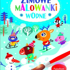 Pędzelkiem i wodą. Zimowe malowanki wodne Tylko do końca tygodnia