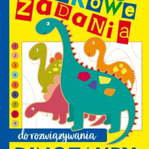 Dinozaury. Kolorowe zadania do rozwiązywania Super okazja
