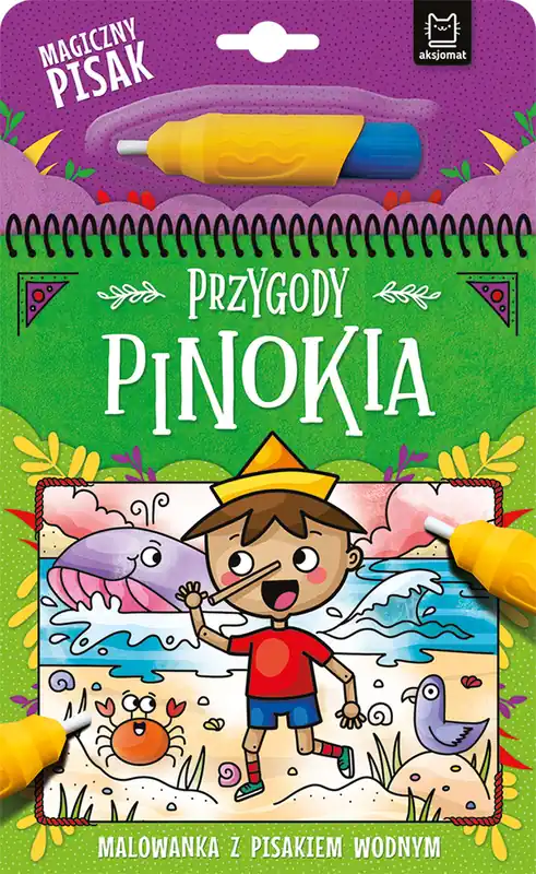 Okazja Przygody Pinokia. Malowanka z pisakiem wodnym