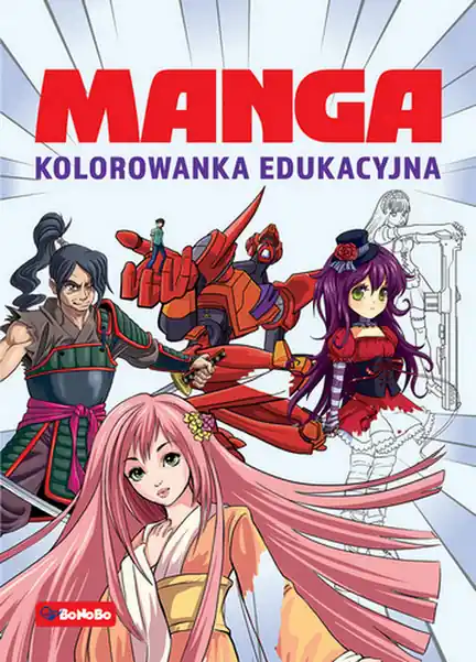 Manga Kolorowanka edukacyjna Bestseller
