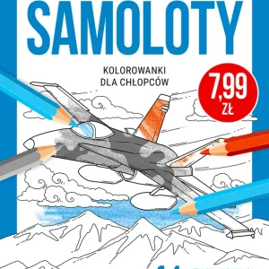 Promocja Samoloty. Kolorowanki dla chłopców