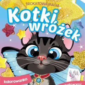 Szybka wysyłka Brokatowa magia. Kotki wróżek. Węgielek
