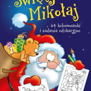 Wyprzedaż Święty Mikołaj. 64 kolorowanki i zadania edukacyjne