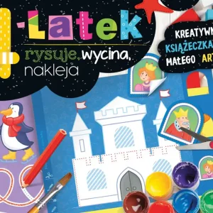 4-latek rysuje, wycina, nakleja. Kreatywna książeczka dla małego artysty Ograniczona ilość