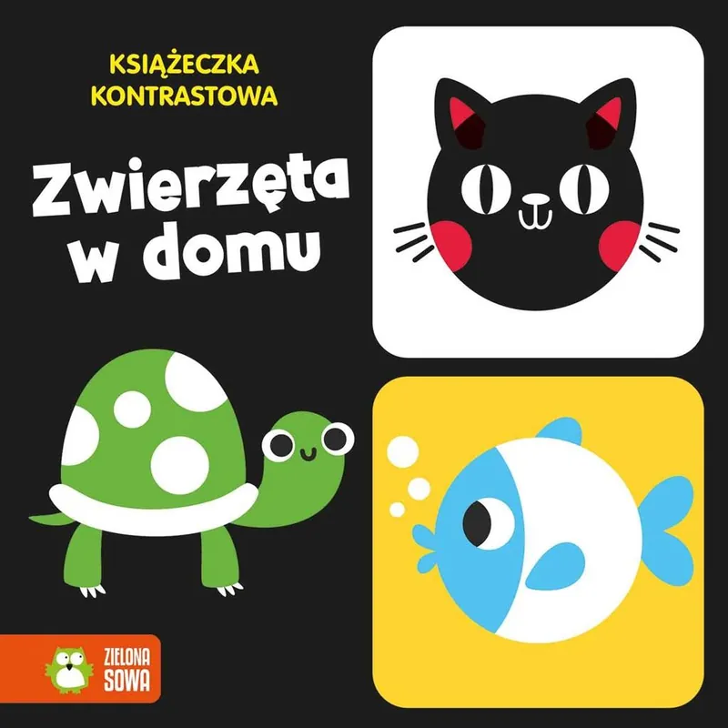 Zniżka Książeczka kontrastowa Zwierzęta w domu