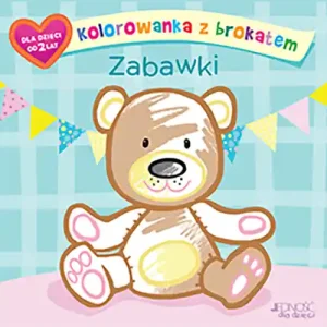 Cena promocyjna KOLOROWANKA Z BROKATEM ZABAWKI
