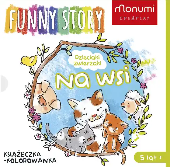 KSIĄŻECZKI HARMONIJKI - DZIECIAKI ZWIERZAKI NA WSI Bezpieczna płatność