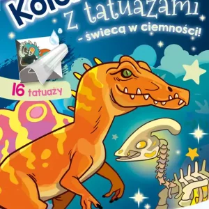 Kolorowanka z tatuażami. Dinozaury Okazja