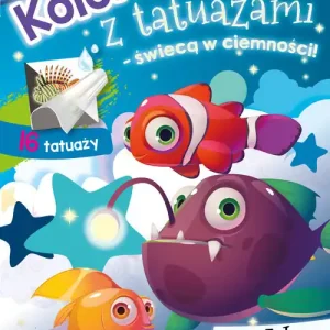 Kolorowanka z tatuażami. Rybki Wysoka jakość