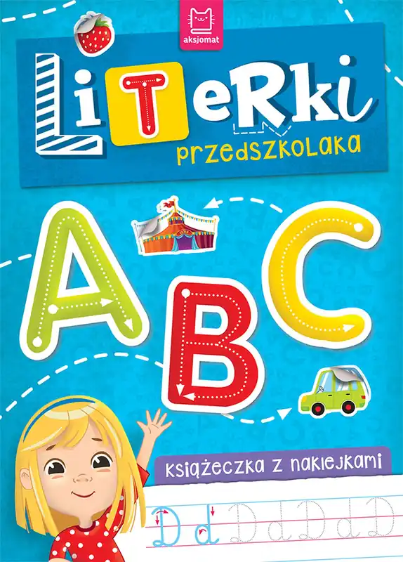 Literki przedszkolaka. Książeczka z naklejkami Wybór klientów