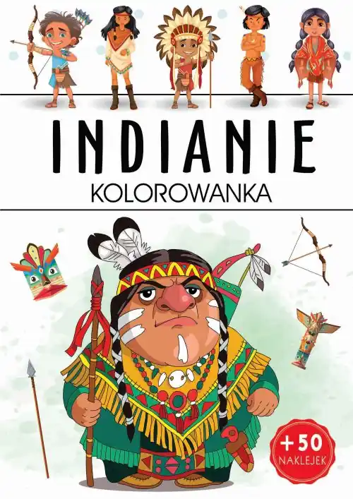 Super okazja Indianie. Kolorowanka