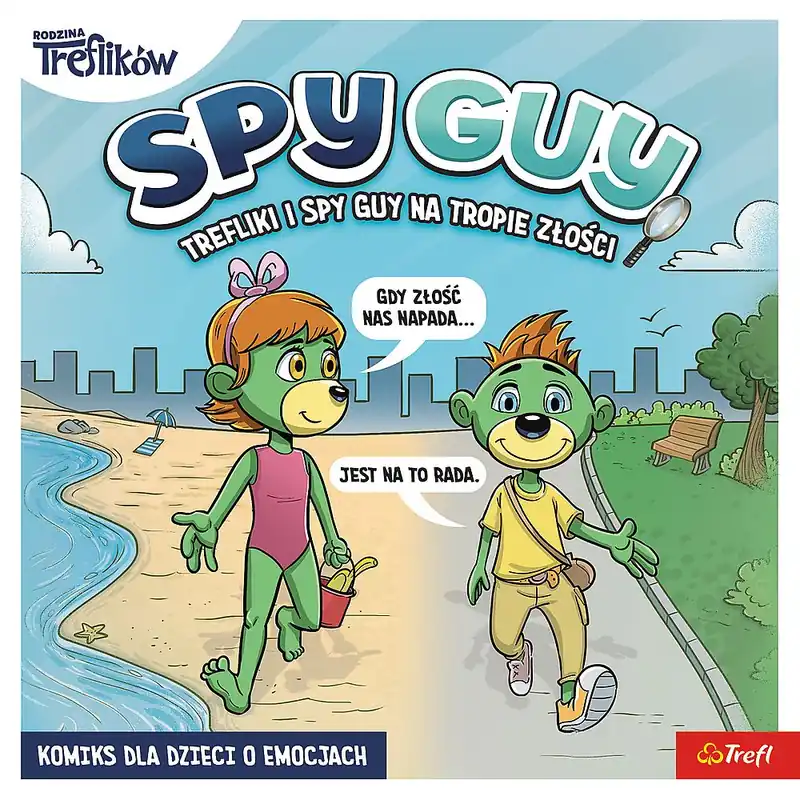 Dostępne od ręki Spy Guy komiks. Na tropie złości