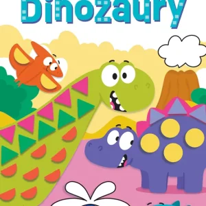 Dostępne od ręki Naklejkowe mozaiki. Dinozaury