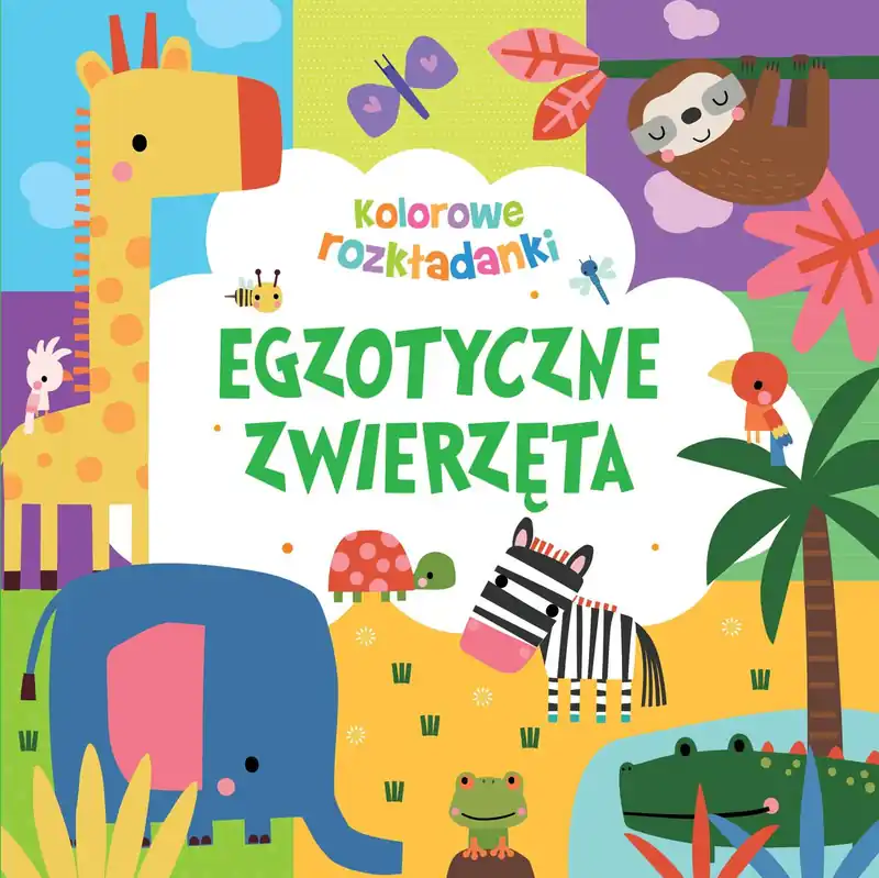 Najlepsza cena Egzotyczne zwierzęta. Kolorowe rozkładanki