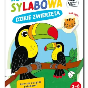 Dzikie zwierzęta. Kolorowanka sylabowa. Kapitan Nauka Wyjątkowa oferta