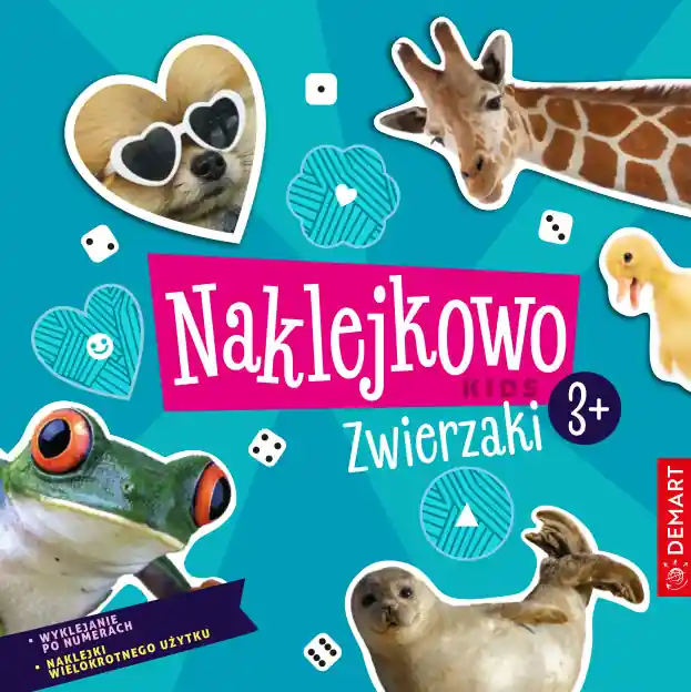 Wyprzedaż Naklejkowo Kids 3+ Zwierzaki