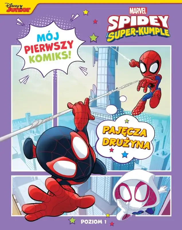 Mój pierwszy komiks. Pajęcza drużyna. Poziom 1 Popularny