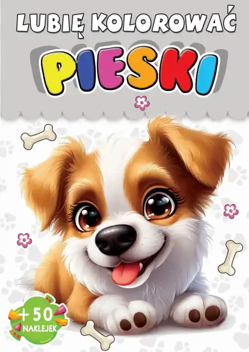 Bezpieczna płatność Kolorowanka Pieski + 50 naklejek