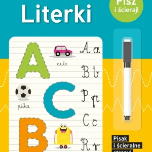 Bezpieczna płatność Literki. Pisz i ścieraj!