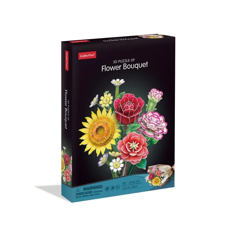 Puzzle 3D Duży bukiet kwiatów Super okazja