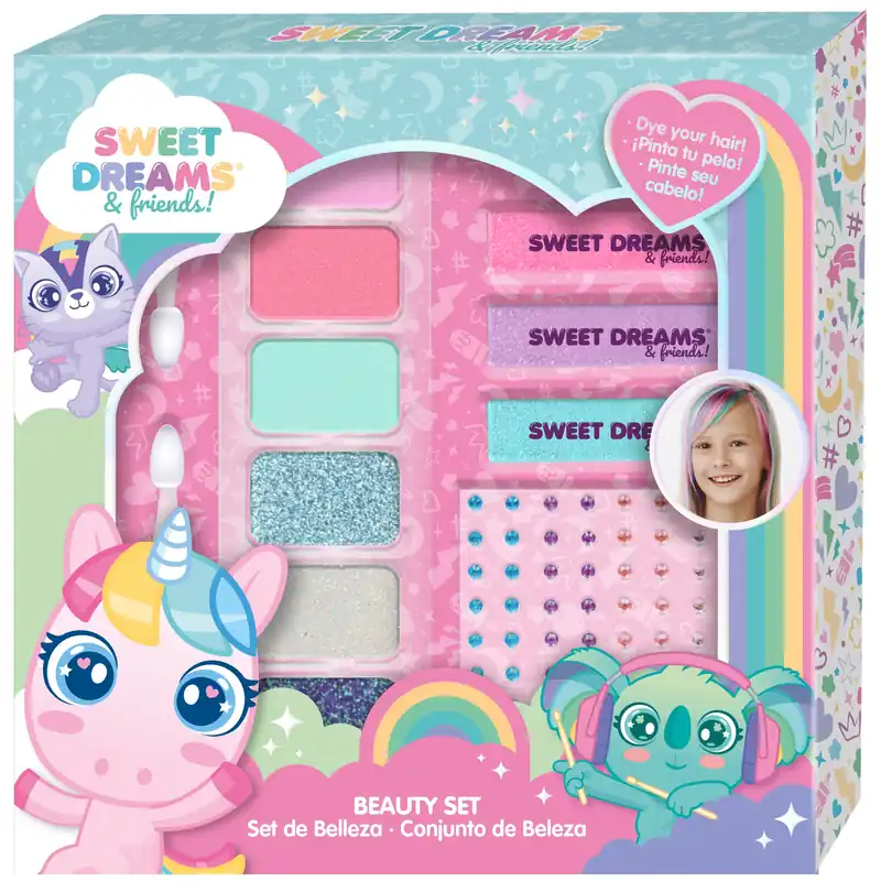 Zestaw do stylizacji włosów i makijażu Sweet Dreams KL11674 Oferta limitowana