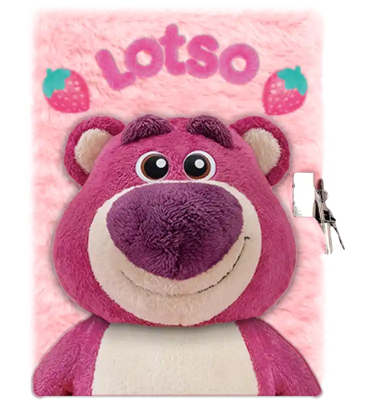 Dodaj do koszyka Pamiętnik pluszowy A5 3D Lotso LTS00009