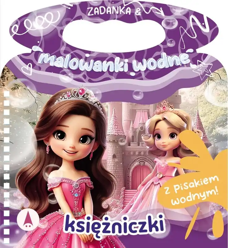 Zadanka & malowanki wodne. Księżniczki Nowość