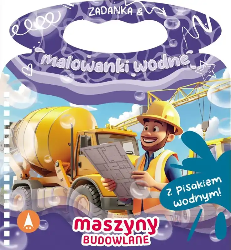 Zadanka & malowanki wodne. Maszyny budowlane Sprawdź teraz