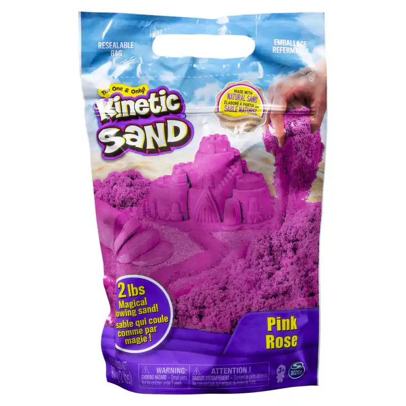 Łatwy zwrot Piasek kinetyczny Kinetic Sand Różowy 900g