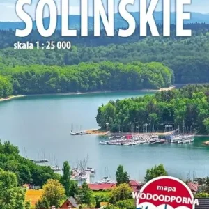 Mapa - Jezioro Solińskie 1:25 000 Oferta limitowana