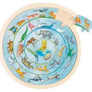 Niska cena Okrągłe puzzle Parada zwierząt
