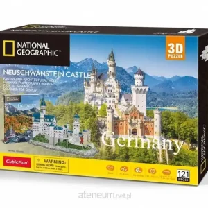 Puzzle 3D Zamek Neuschwanstein Wysoka jakość