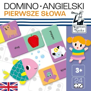 Łatwy zwrot DOMINO ANGIELSKI PIERWSZE SŁOWA KAPITAN NAUKA