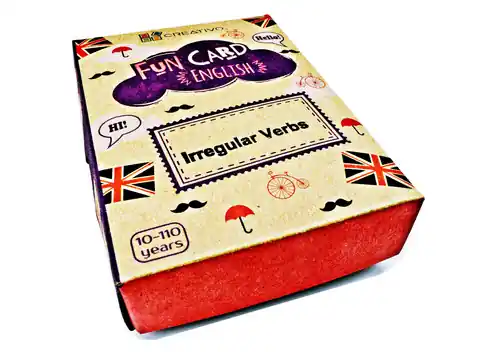 Fun Card English Irregular Verbs CREATIVO Darmowy zwrot
