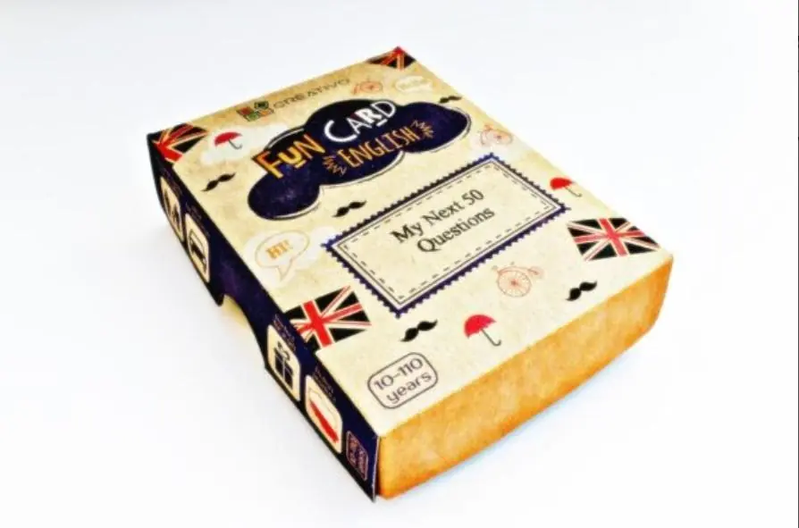Fun Card English My Next 50 Questions CREATIVO Oferta czasowa