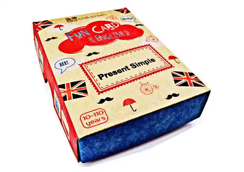Fun Card English Present Simple CREATIVO Sprawdź teraz