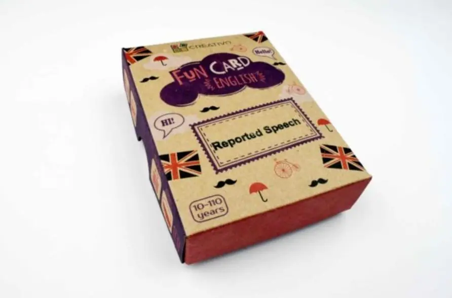 Bestseller Fun Card English Reported Speech CREATIVO