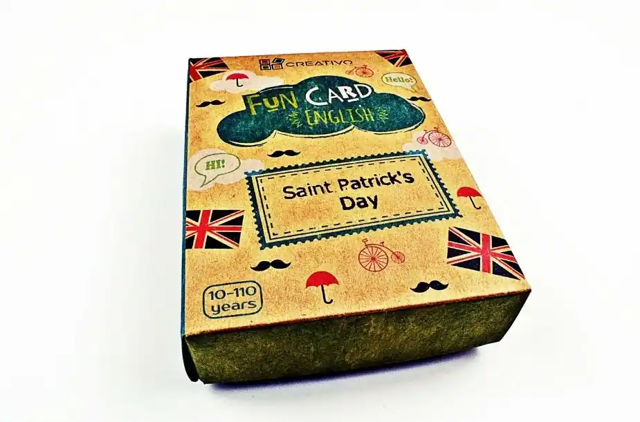 Popularny Fun Card English Saint Patrick's Day CREATIVO