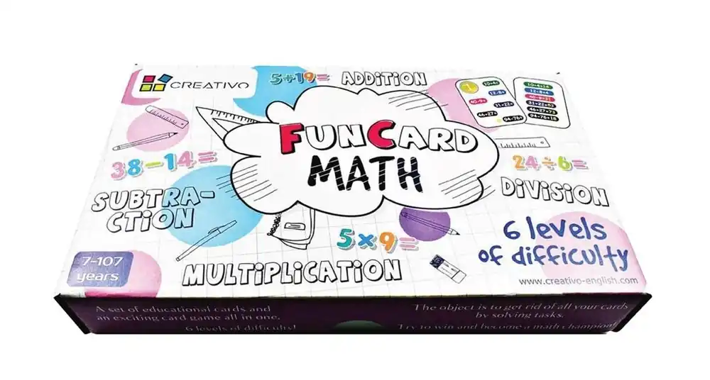 Popularny Fun Card Math CREATIVO