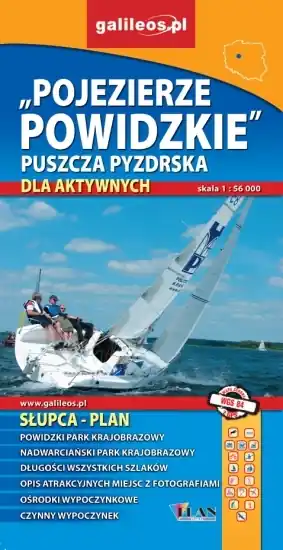 Pojezierze Powidzkie, Puszcza Pyzdrska, powiat Słupecki. Mapa turystyczna Nie przegap
