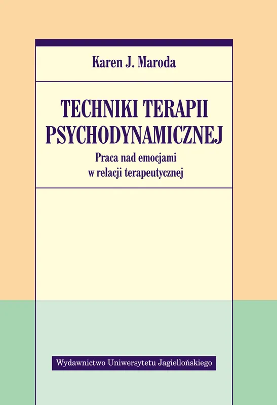 Techniki terapii psychodynamicznej Super okazja