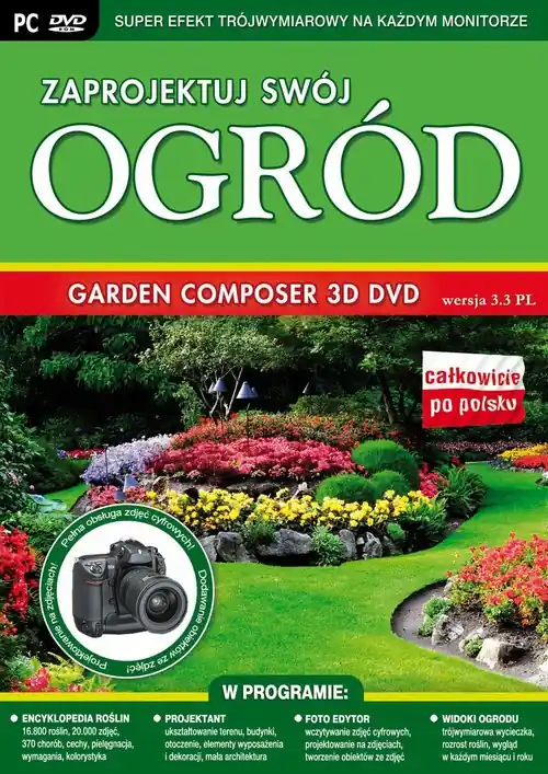 Garden Composer 3D DVD wersja 3.3 PL Ekspresowa dostawa