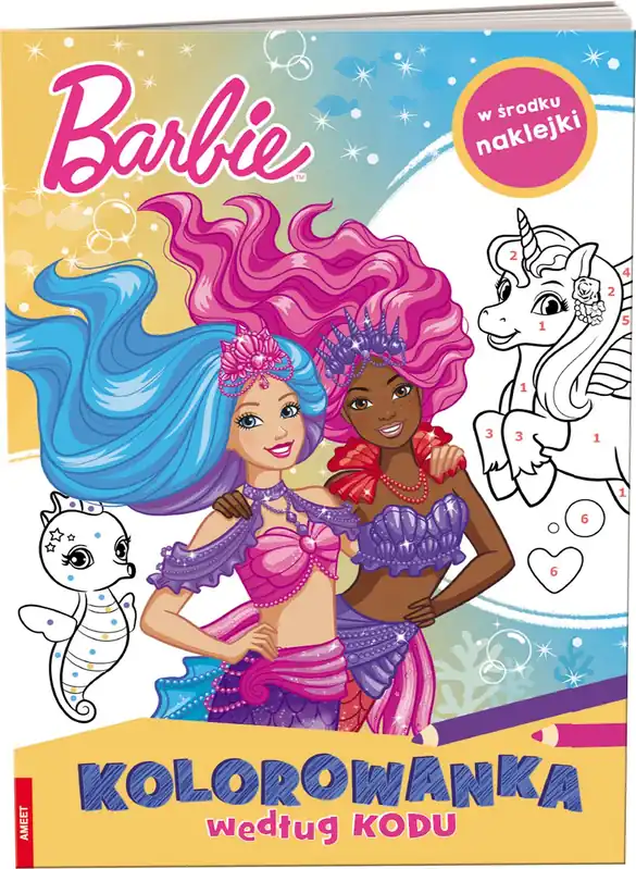 Barbie Dreamtopia Kolorowanka według kodu KKO-1401 Darmowa dostawa