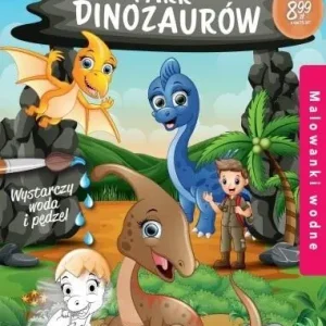 Park dinozaurów. Malowanki wodne Bezpieczne zakupy