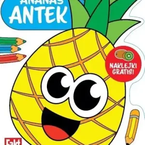 Darmowa dostawa Ananas Antek. Owocowe kolorowanki