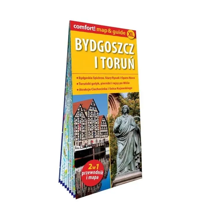Wysoka jakość Comfort! map&guide Bydgoszcz i Toruń 1:20 000