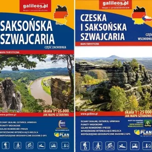 Mapa - Czeska i Saksońska Szwajcaria 1: 25 000 Ostatnia szansa