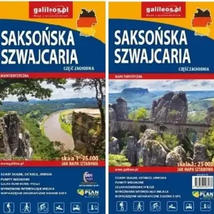 Mapy turystyczna - Czeska i Saksońska Szwajcaria Ograniczona ilość